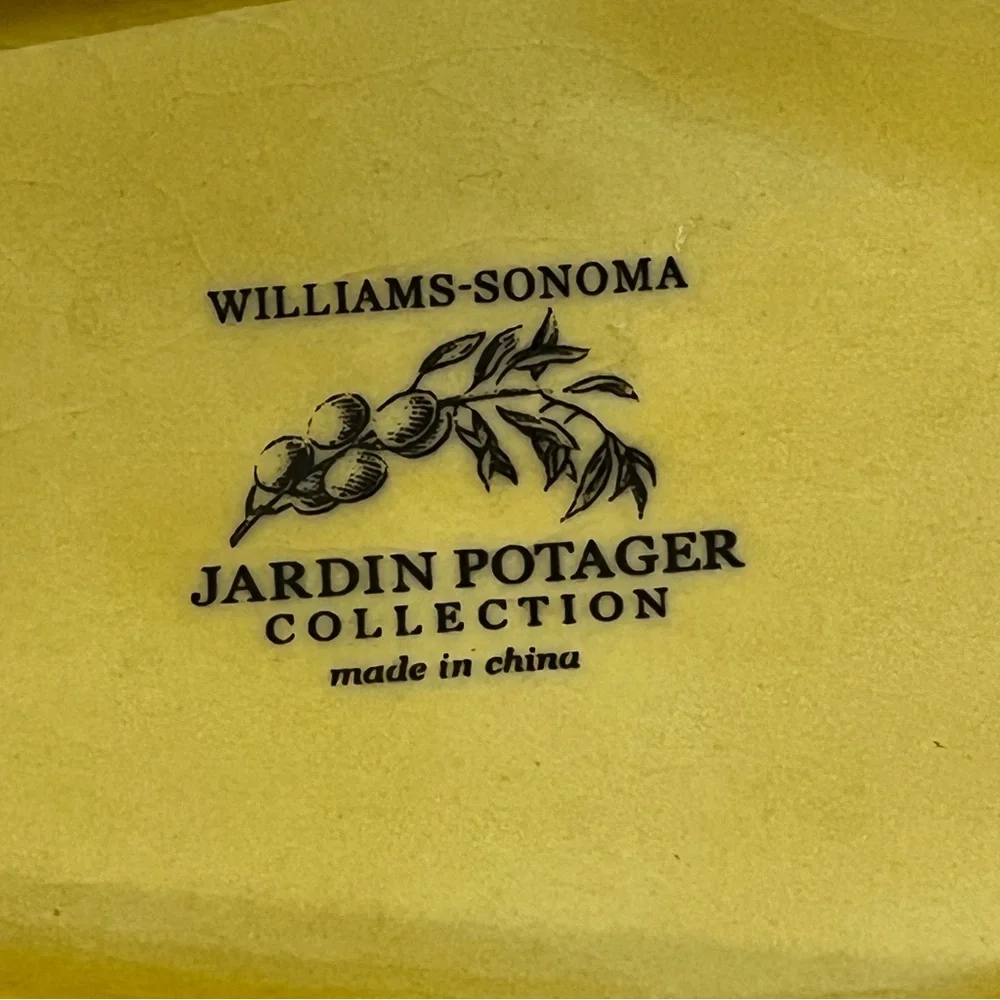 Williams Sonoma Jardin Potager Vegetable Collection Condiment Dipping Bowl Set